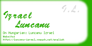 izrael luncanu business card